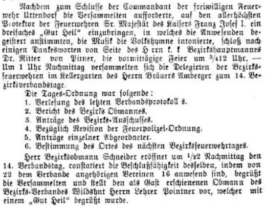 Uttendorf Neue Warte am Inn Jg 18 Nr 29 vom 18.07.1898 S 6 Auszug 4