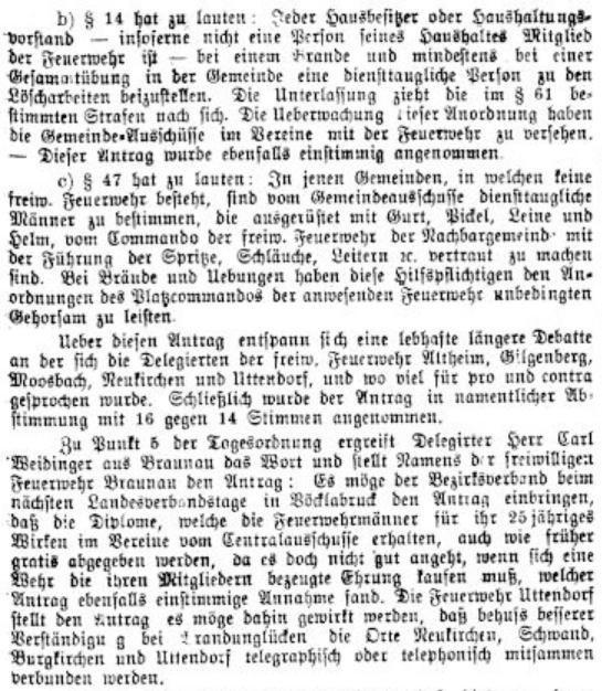 Uttendorf Neue Warte am Inn Jg 18 Nr 29 vom 18.07.1898 S 7 Auszug 1