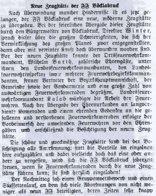Voecklabruck 1949 OÖ FW Mitteilungsblatt Heft 7 12.1949 S 14
