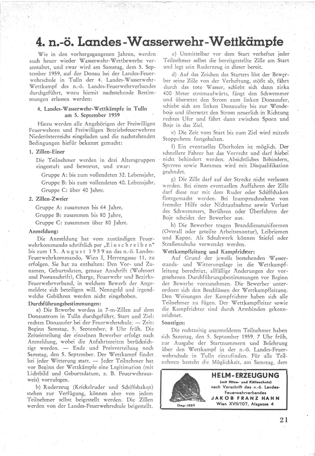 1959 07 S 21 4. Wasserbewerb