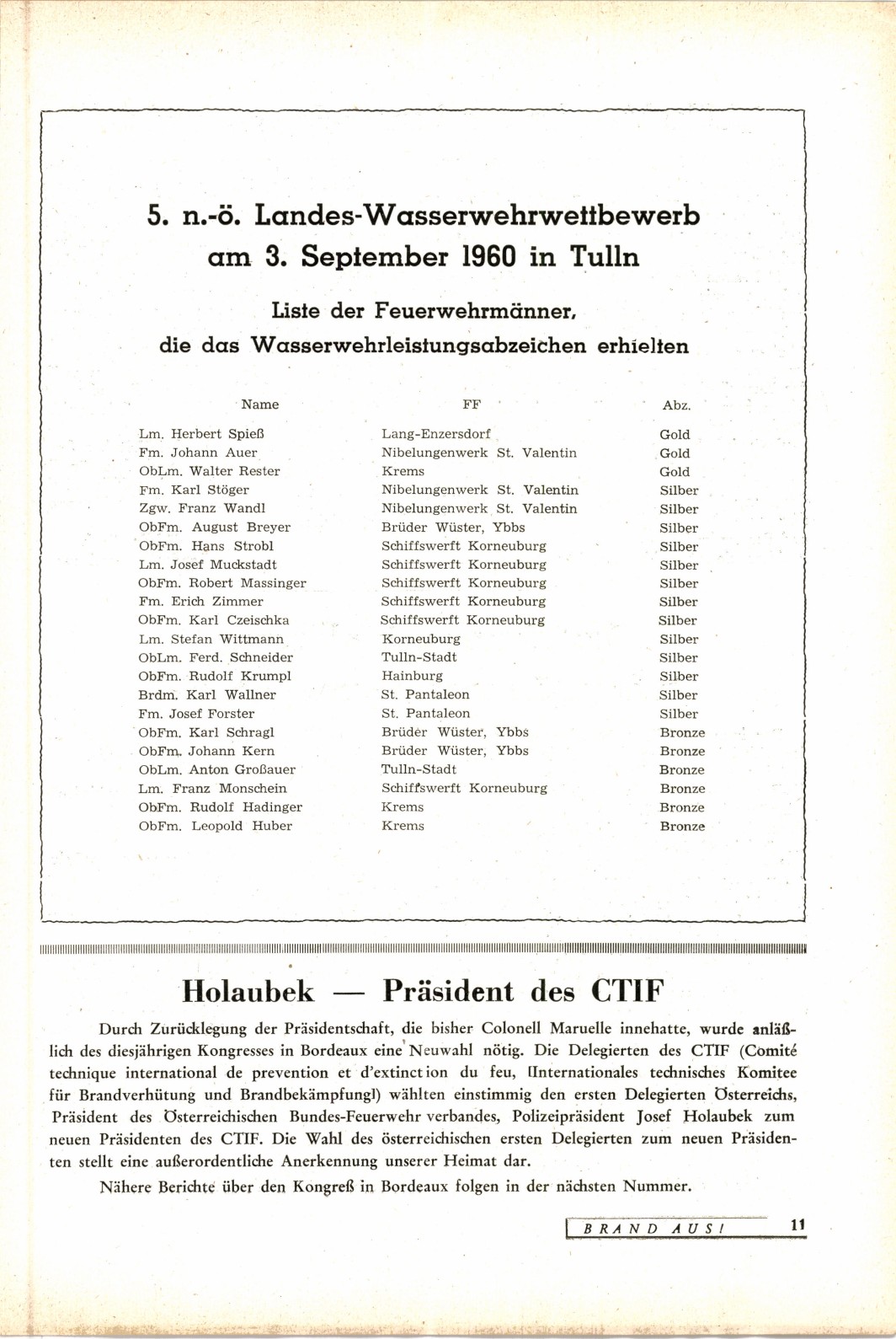 1960 10 S 11 5. Wasserbewerb