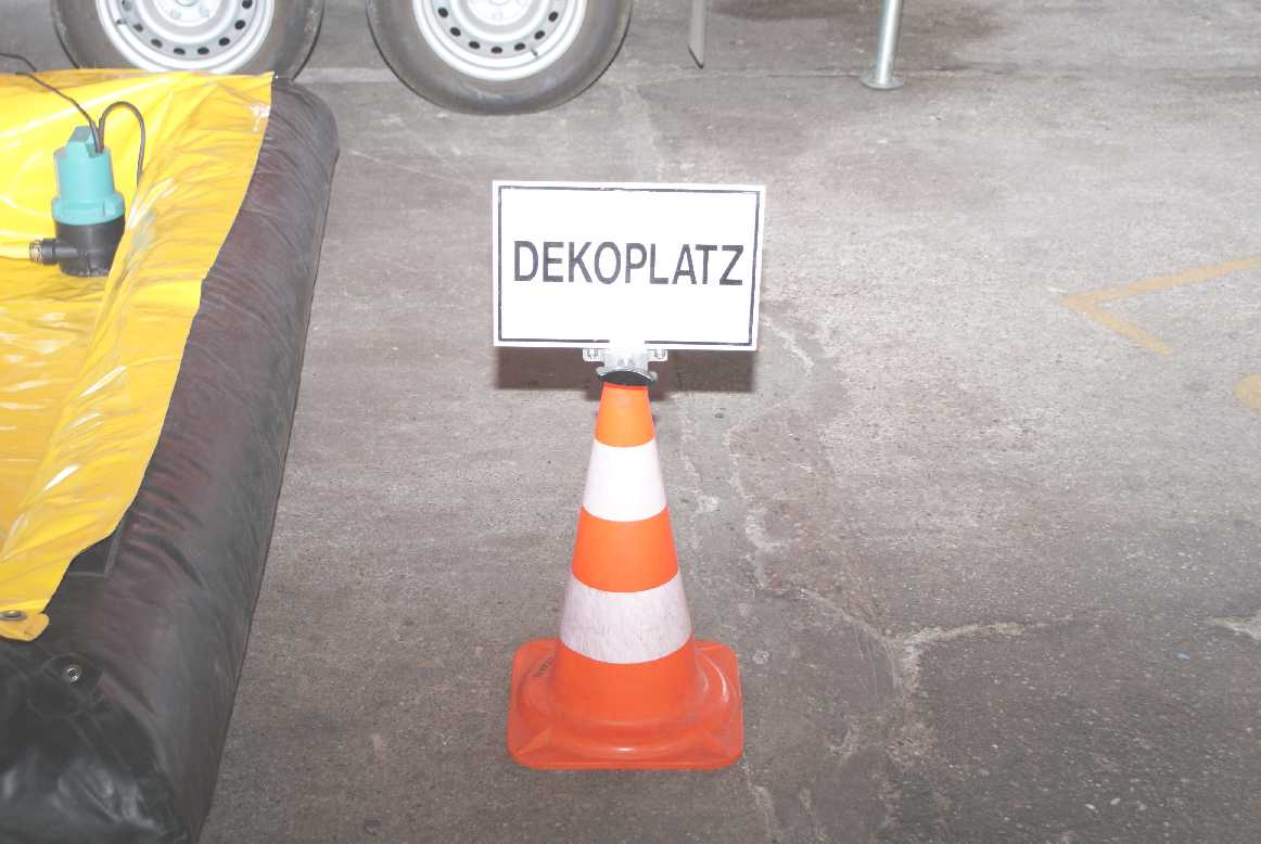 Schild Dekoplatz